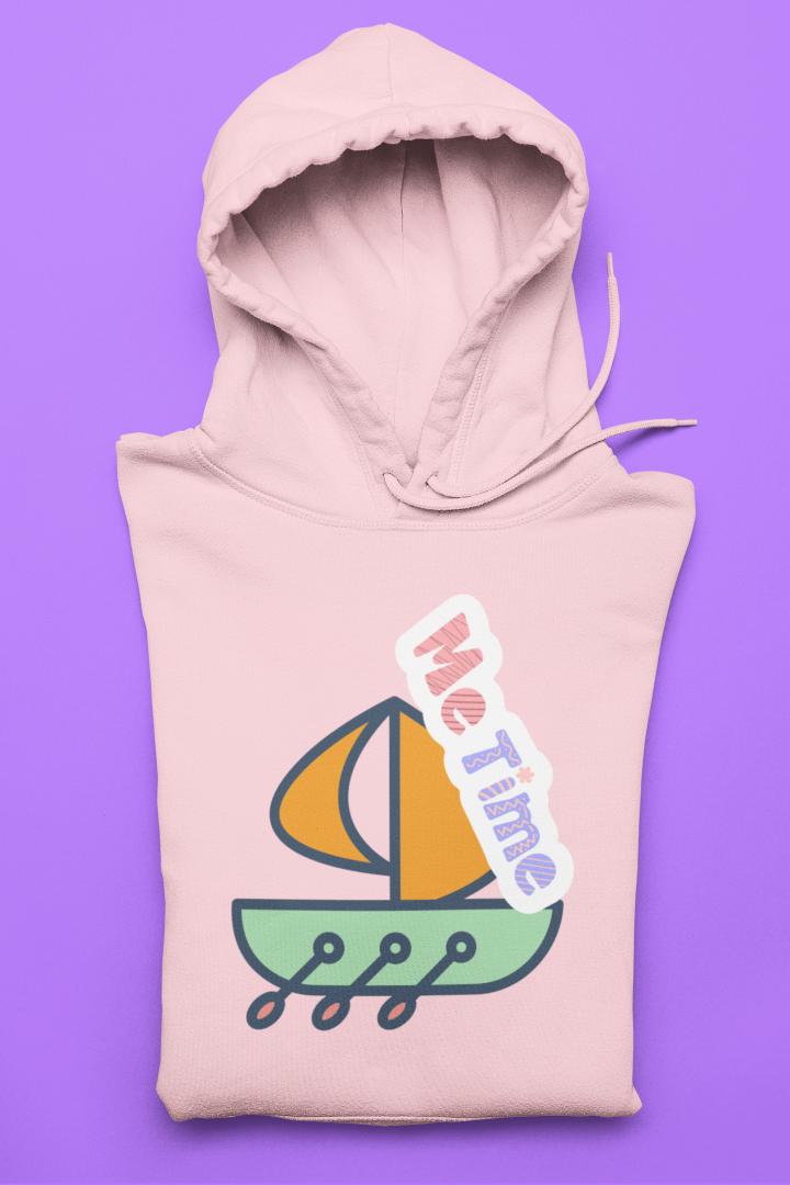 Women's Me Time Hoodie Sweatshirt Royal Blue by ZealforTee