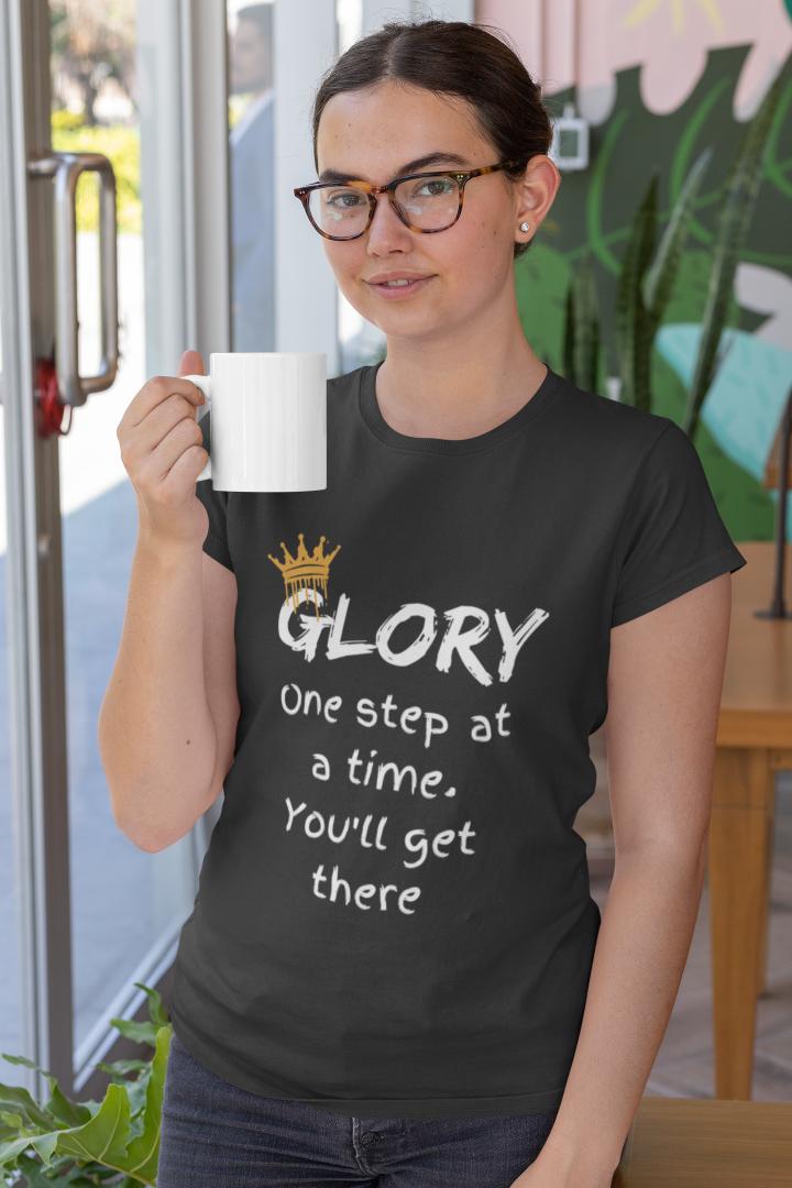 Women's Glory T-shirt Black by ZealforTee