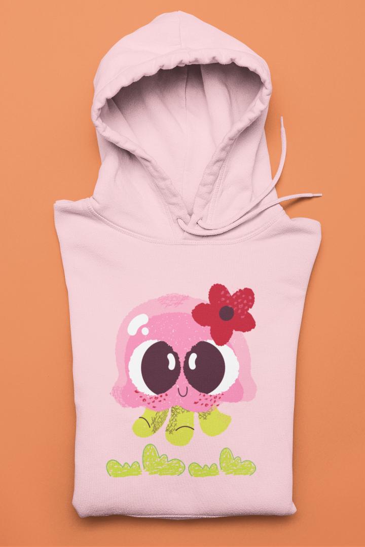 Women's Octopus Hoodie Sweatshirt Royal Blue by ZealforTee