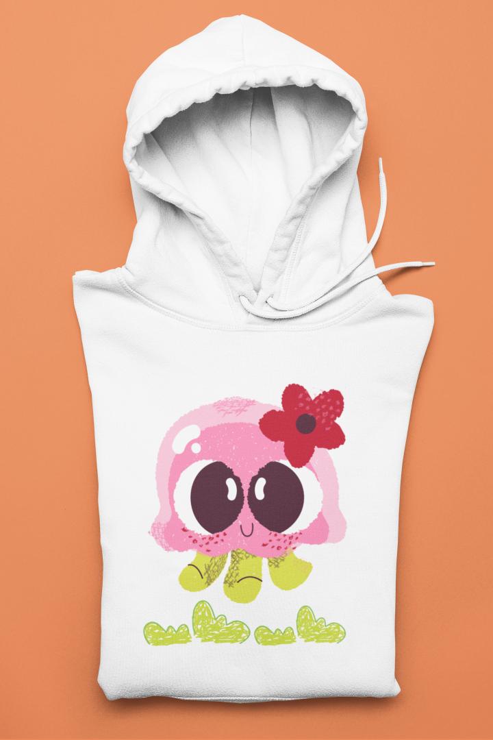 Women's Octopus Hoodie Sweatshirt Royal Blue by ZealforTee