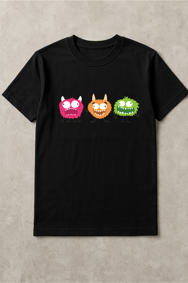 Cute Monsters T-shirt by ZealforTee