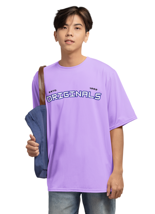 Men's Originals T-Shirt Iris Lavender by ZealforTee