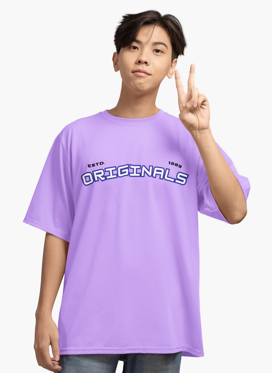 Men's Originals T-Shirt Iris Lavender by ZealforTee