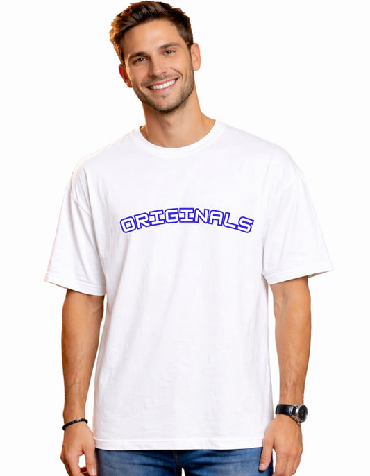 Men Originals Oversized Tshirt Front By ZealforTee
