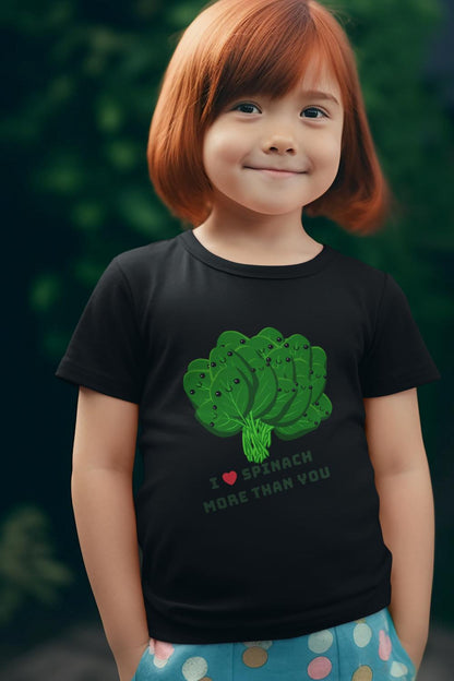 Kid's Love Spinach Unisex Tshirt Liril Green by ZealforTee