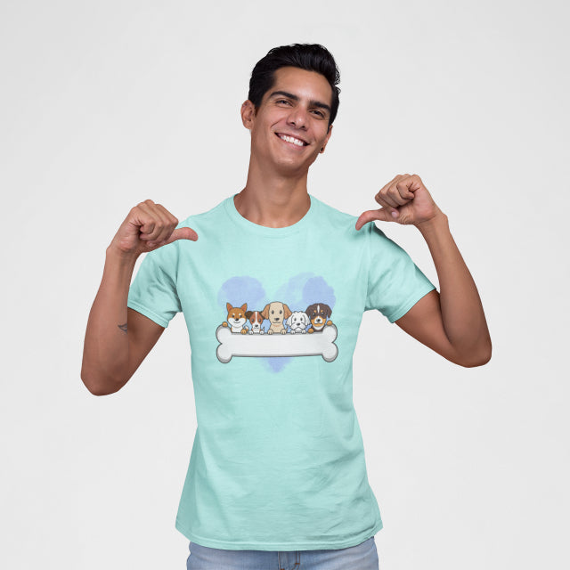 Men's Pet T-shirt Mint by ZealforTee