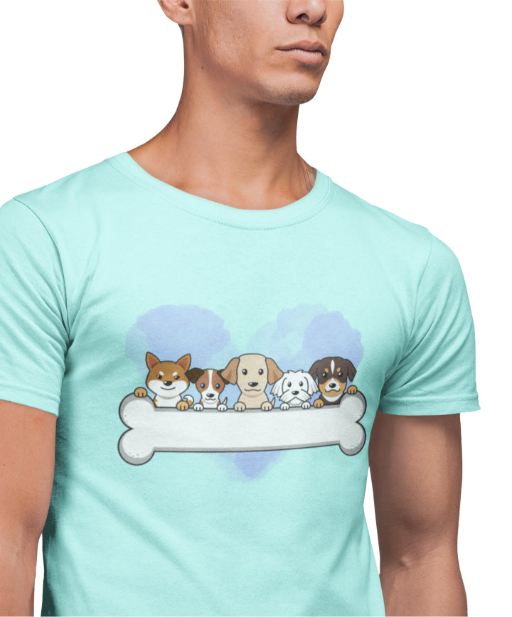 Men's Pet T-shirt Mint by ZealforTee