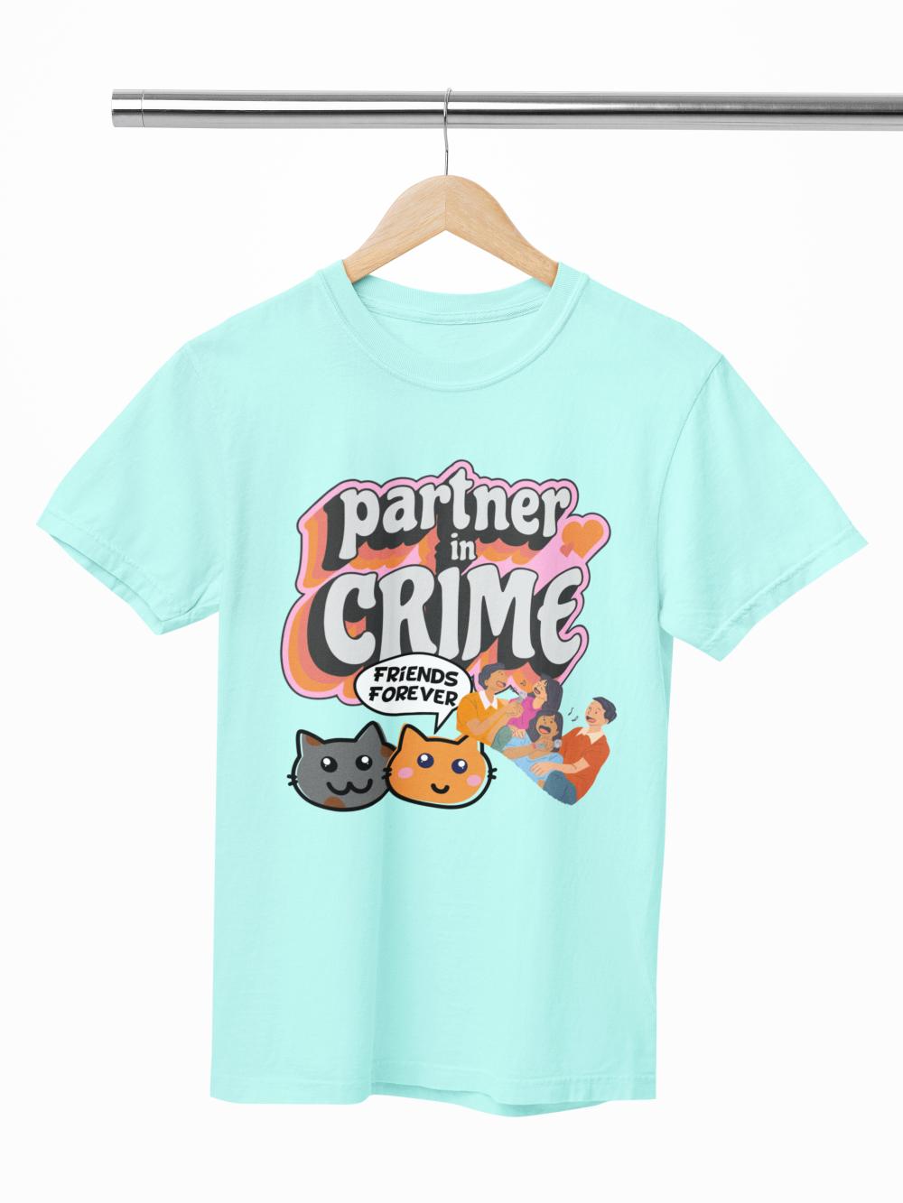 Men's Partner in Crime T-Shirt Mint by ZealforTee