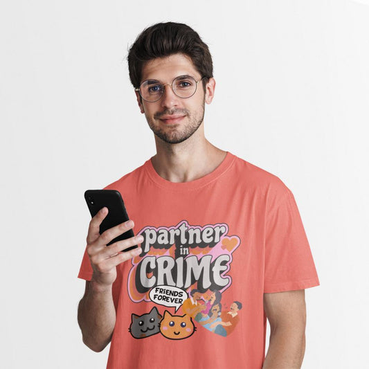 Men's Partner in Crime T-Shirt Wild Watermelon by ZealforTee