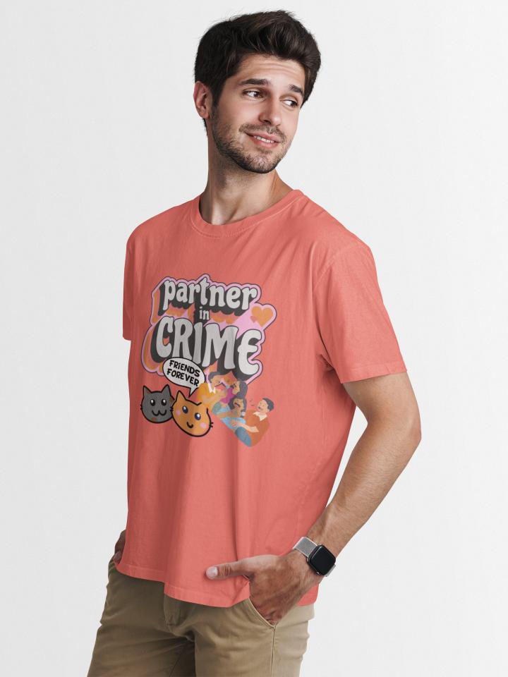 Men's Partner in Crime T-Shirt Wild Watermelon by ZealforTee