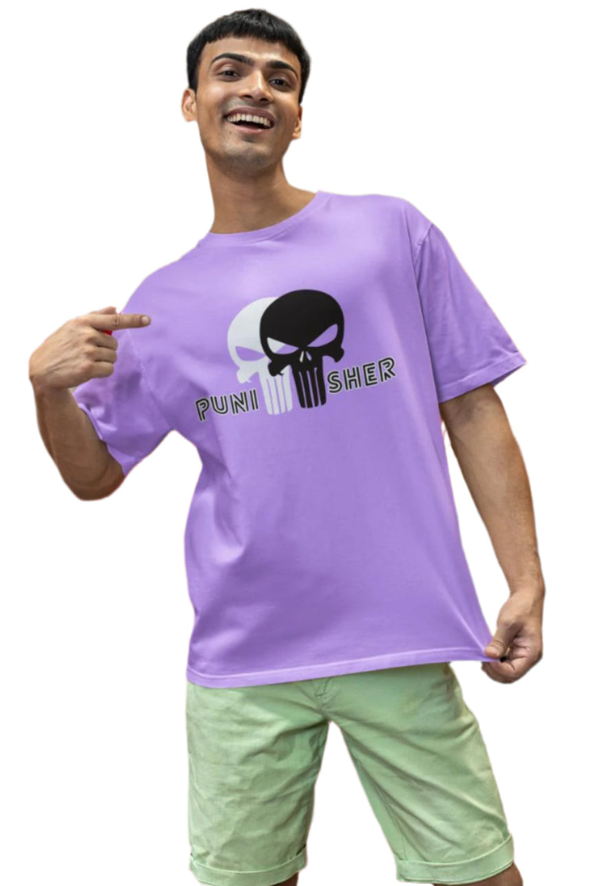 Men's Punisher T-Shirt Pink by ZealforTee