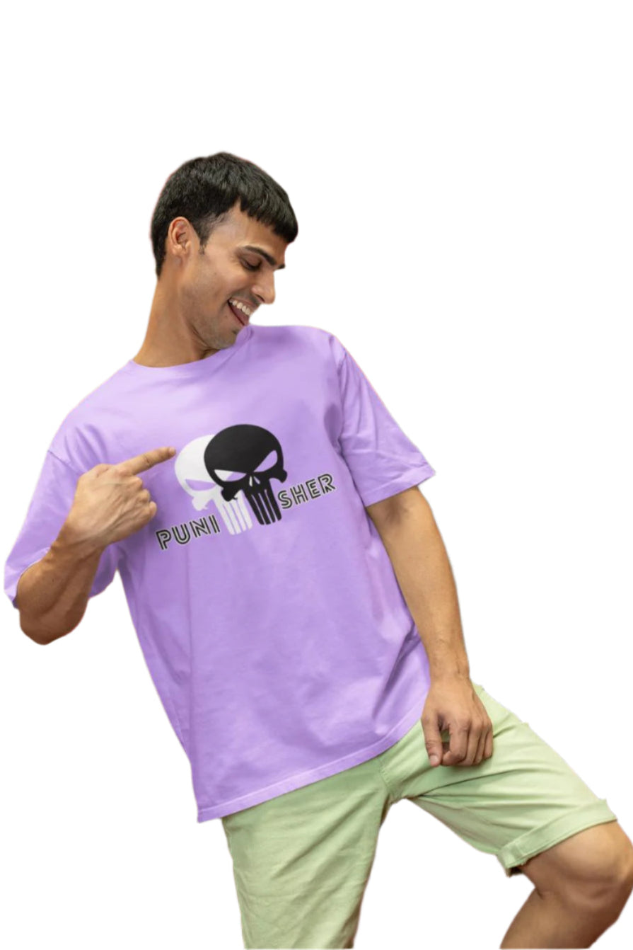 Men's Punisher T-Shirt Pink by ZealforTee