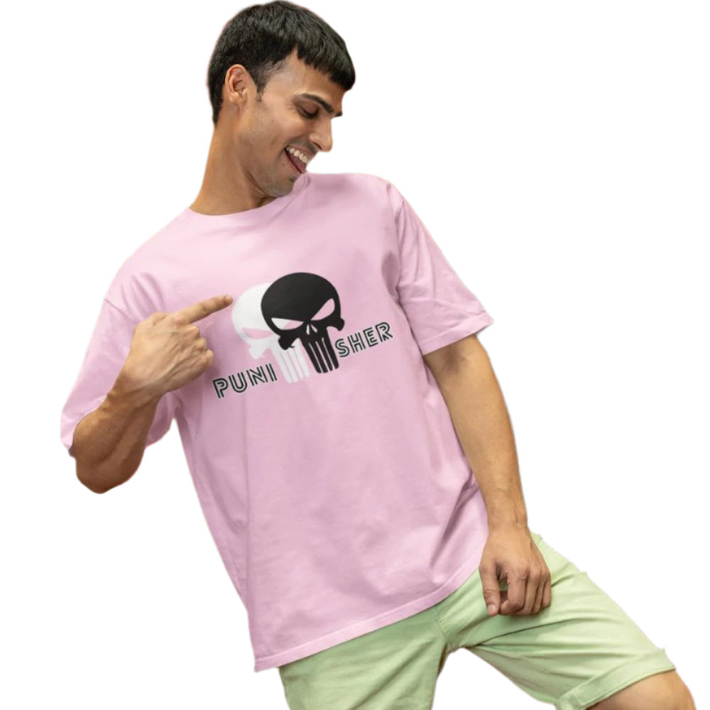 Men's Punisher T-Shirt Iris Lavender by ZealforTee