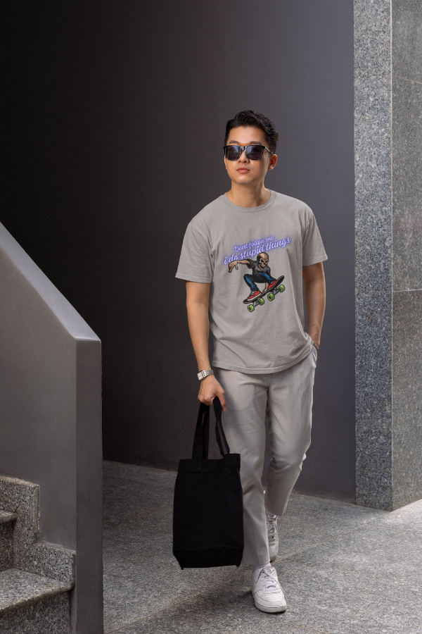 Men's Do Stupid Things T-shirt White by ZealforTee