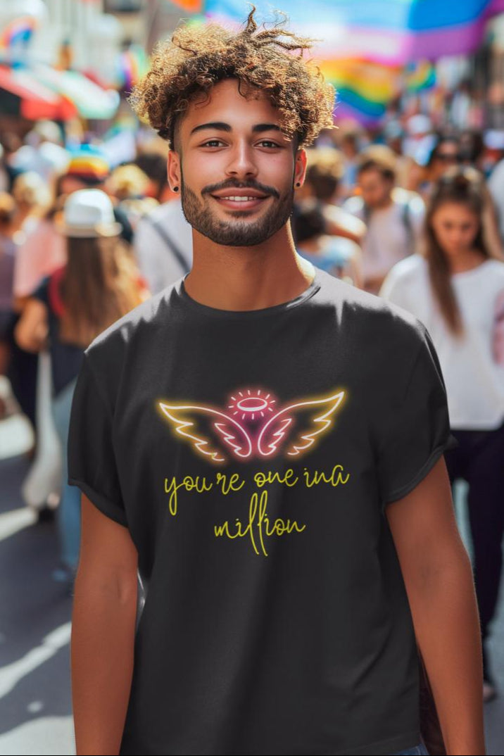 Men's You Are In Million T-shirt Black by ZealforTee