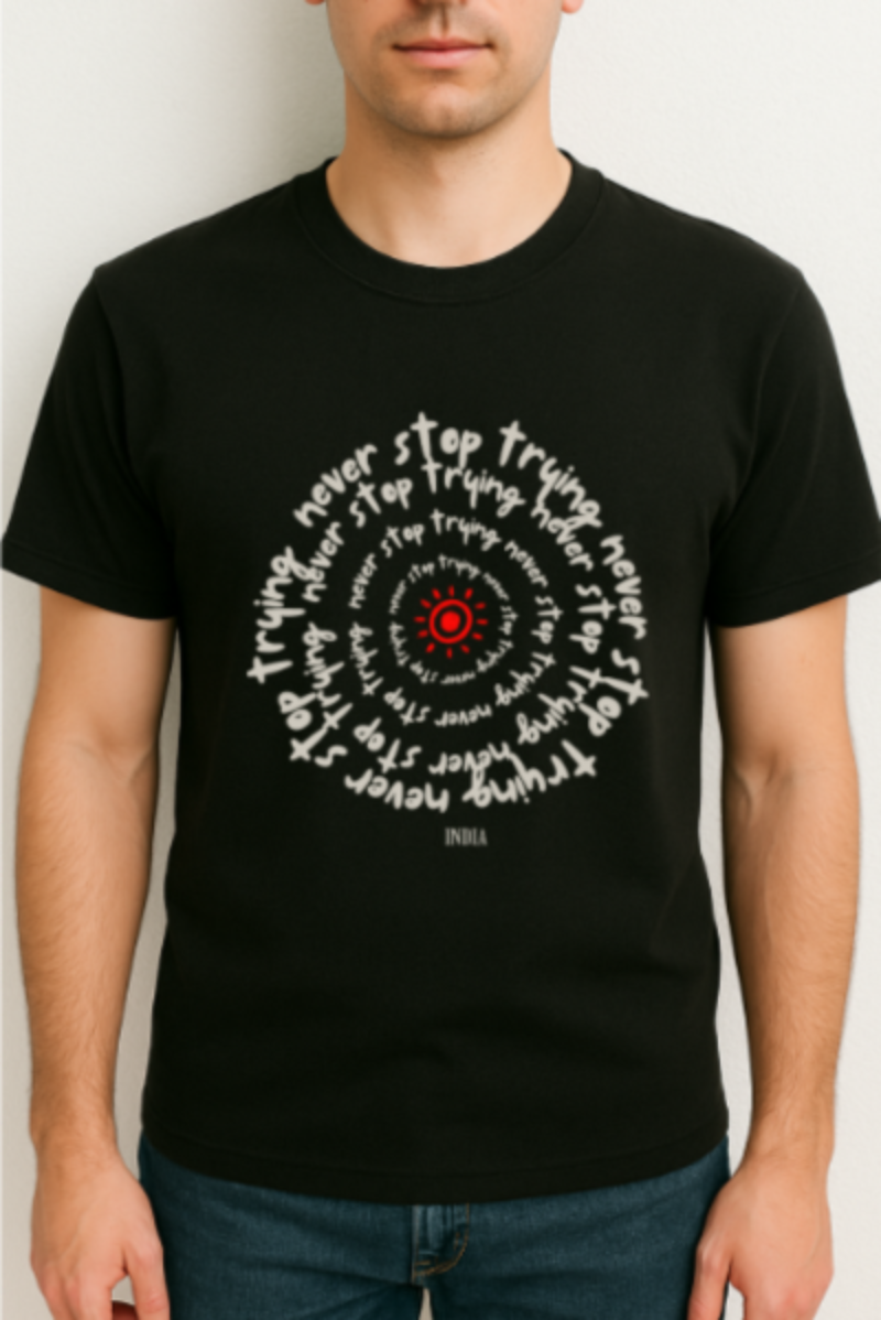 Men Never Stop T-shirt by ZealforTee