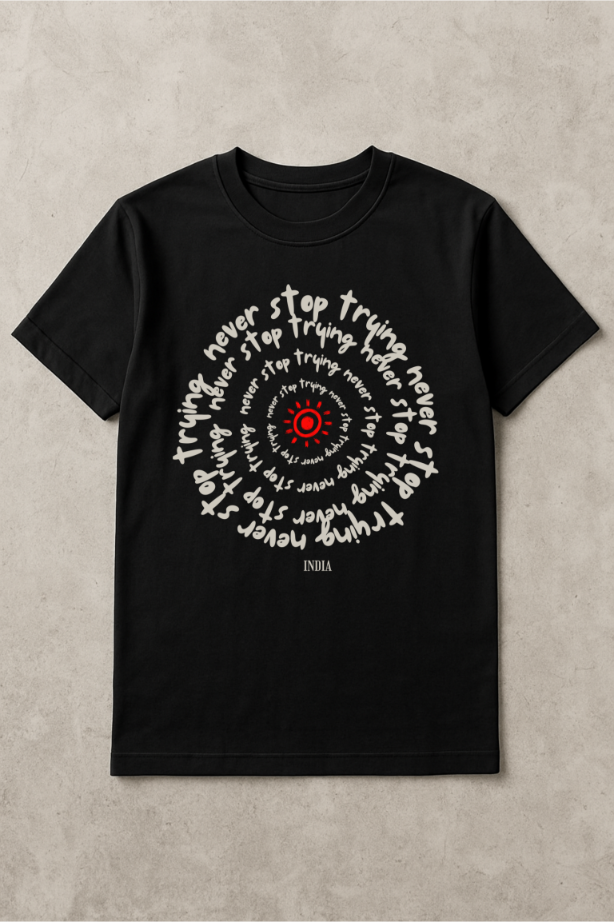 Men Never Stop T-shirt by ZealforTee