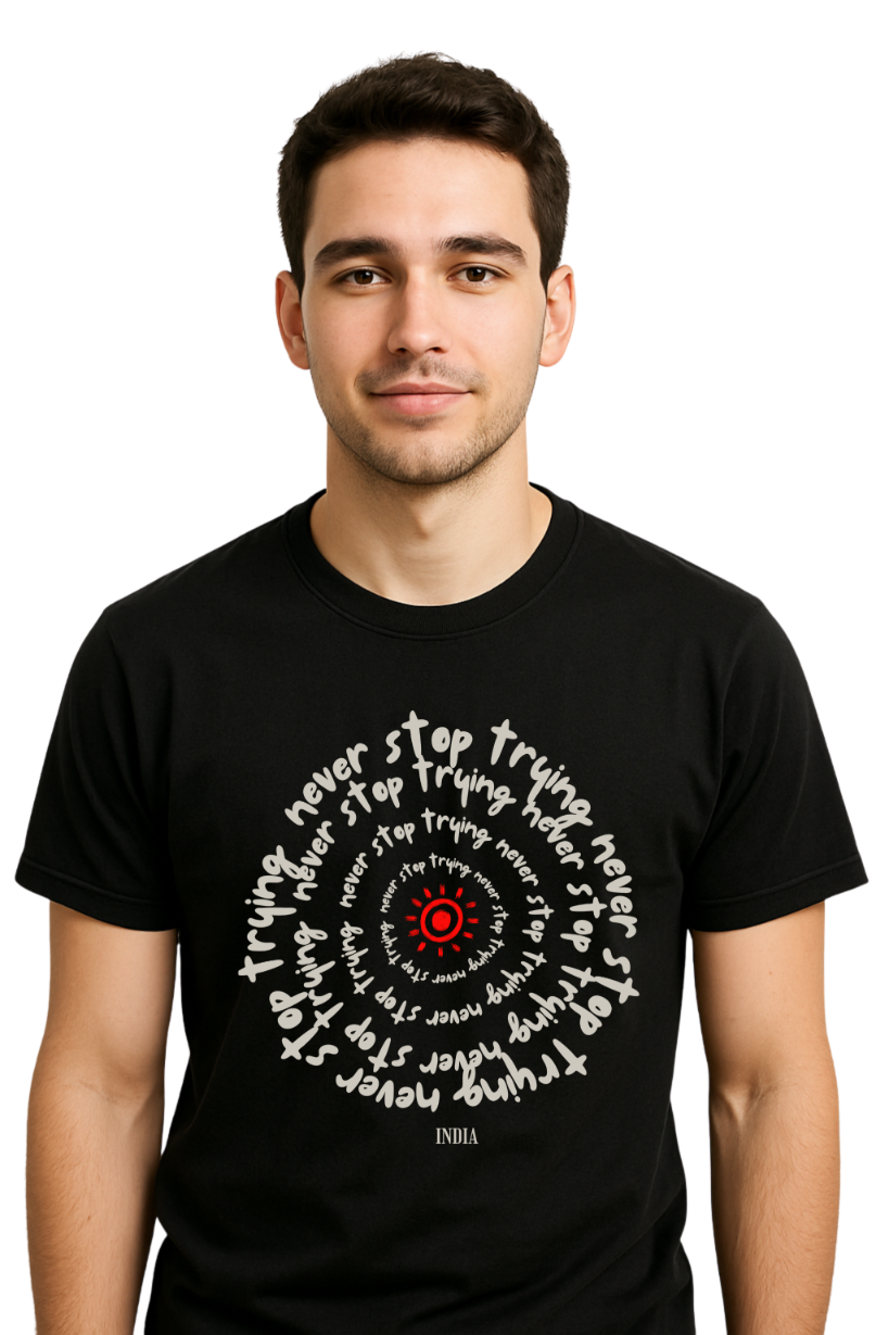 Men Never Stop T-shirt by ZealforTee