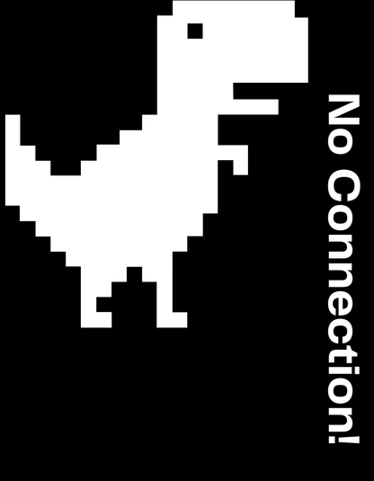 Women's No Connection T-shirt Black by ZealforTee