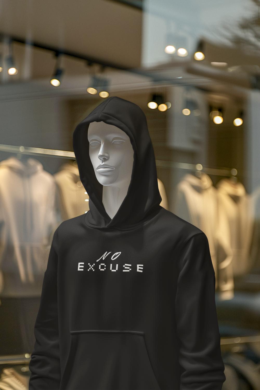 Men's No Excuse Hoodie Sweatshirt Mint by ZealforTee