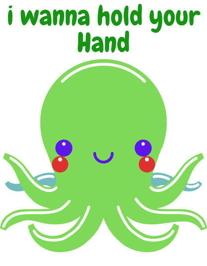 Women's Round Neck Octopus Crop Top Maroon by ZealforTee