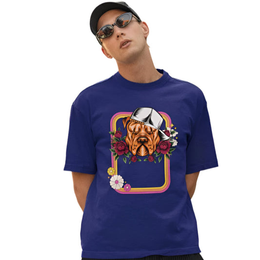 Men's Illusive Canine Oversized T shirt Red by ZealforTee