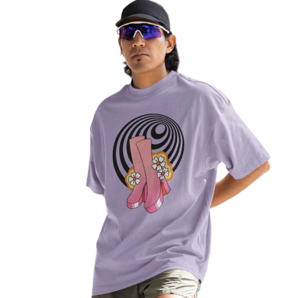 Men's Experimental Pattern Oversized T shirt XS by ZealforTee