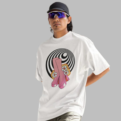 Men's Experimental Pattern Oversized T shirt XS by ZealforTee