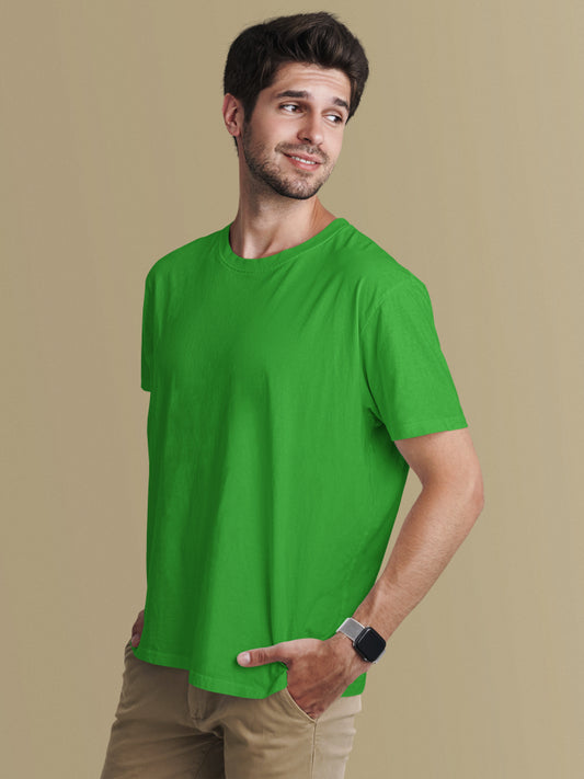 Men's Plain Flag Green Classic T-shirt by ZealforTee