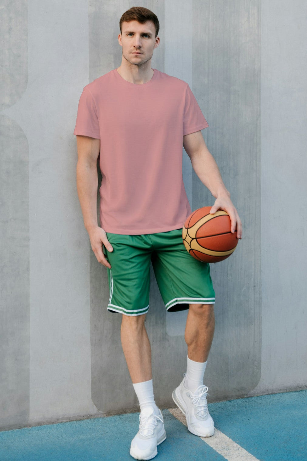 Men's Plain Flamingo Regular Fit T-shirt by ZealforTee