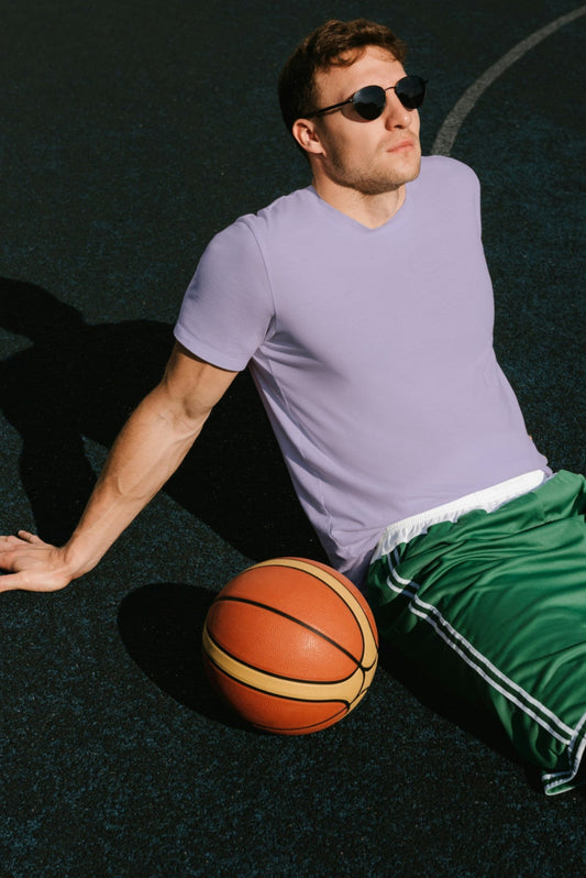 Men's Plain Lavender Classic T-shirt by ZealforTee