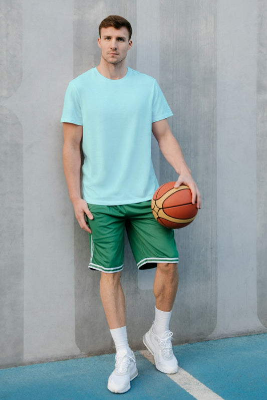 Men's Plain Mint Classic T-shirt by ZealforTee