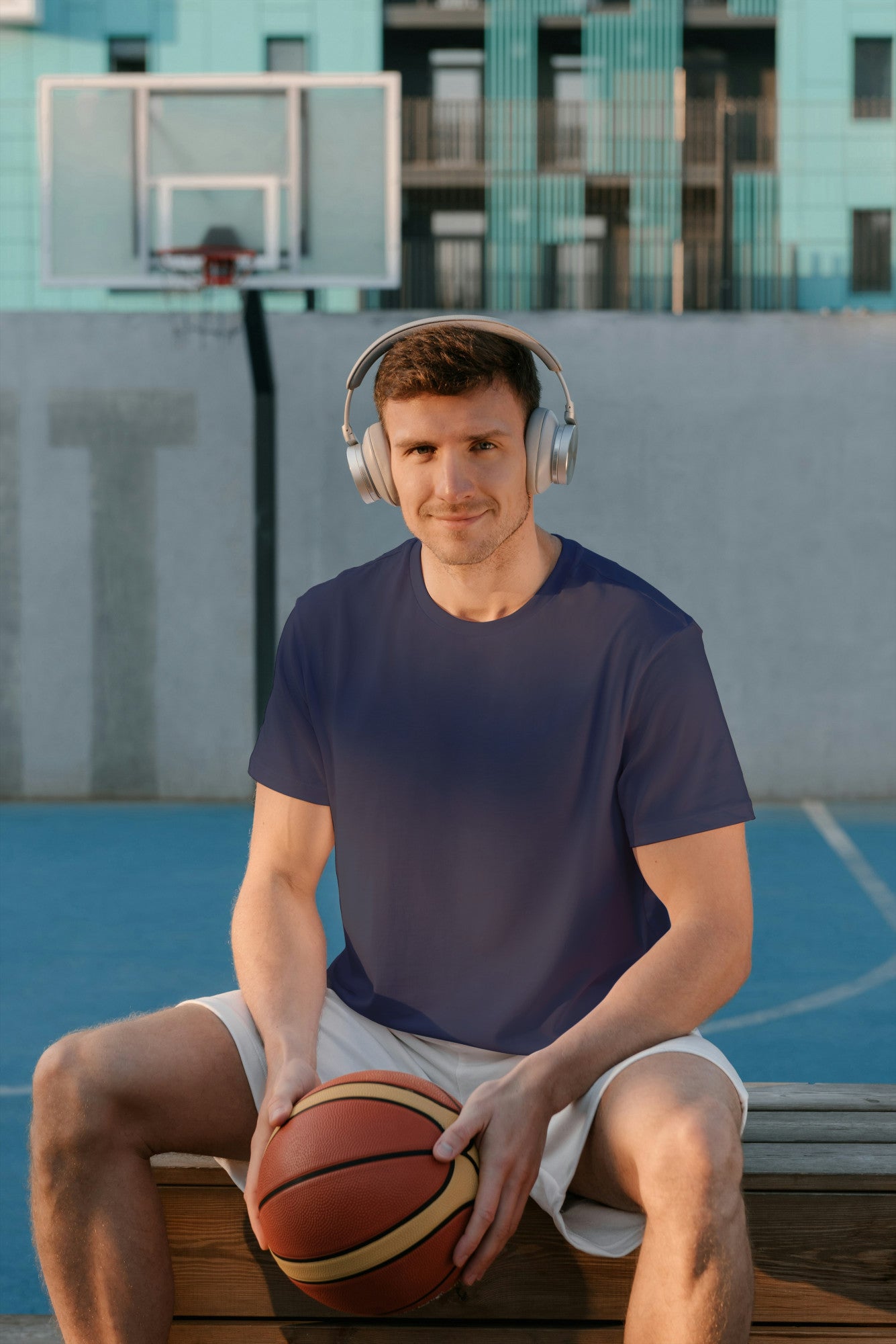 Men's Plain Navy Blue Classic T-shirt by ZealforTee