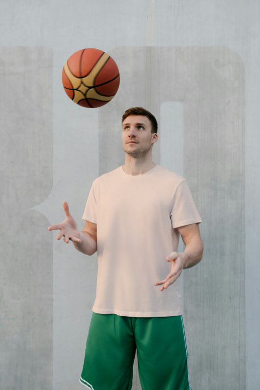 Men's Plain Peach Classic T-shirt by ZealforTee