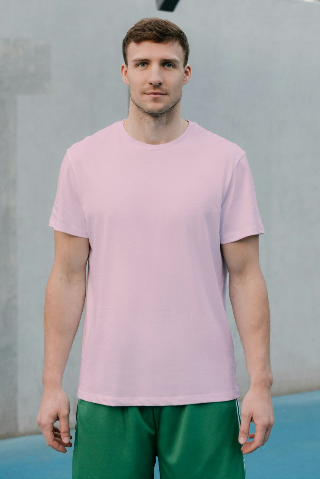 Men's Plain Baby Pink Classic T-shirt by ZealforTee