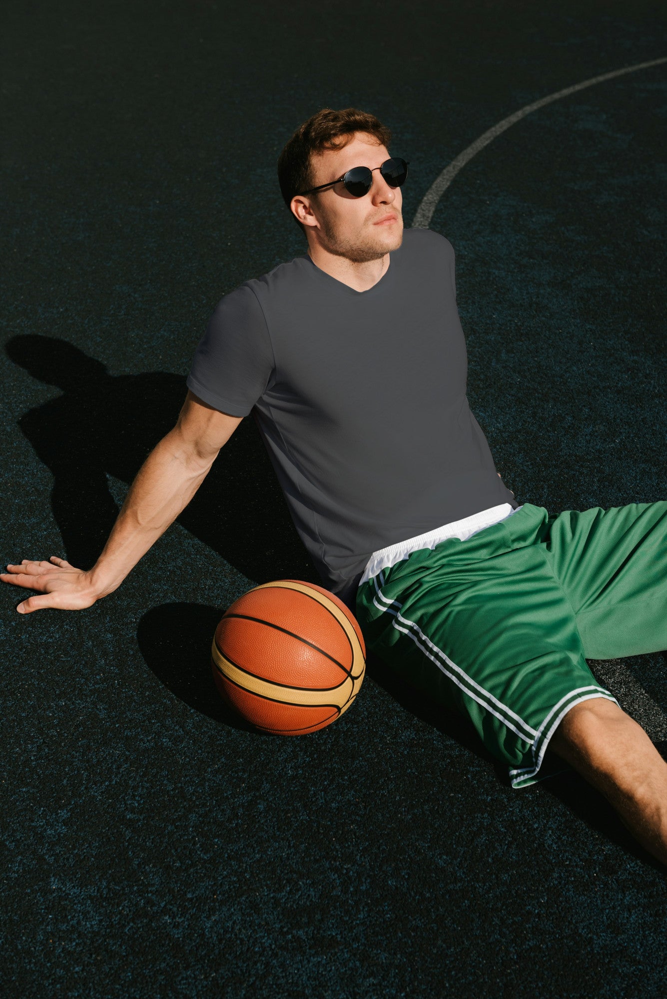 Men Solid Steel Grey Classic T-shirt by ZealforTee