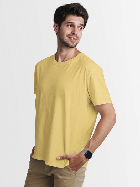 Men's Plain Yellow Classic T-shirt by ZealforTee