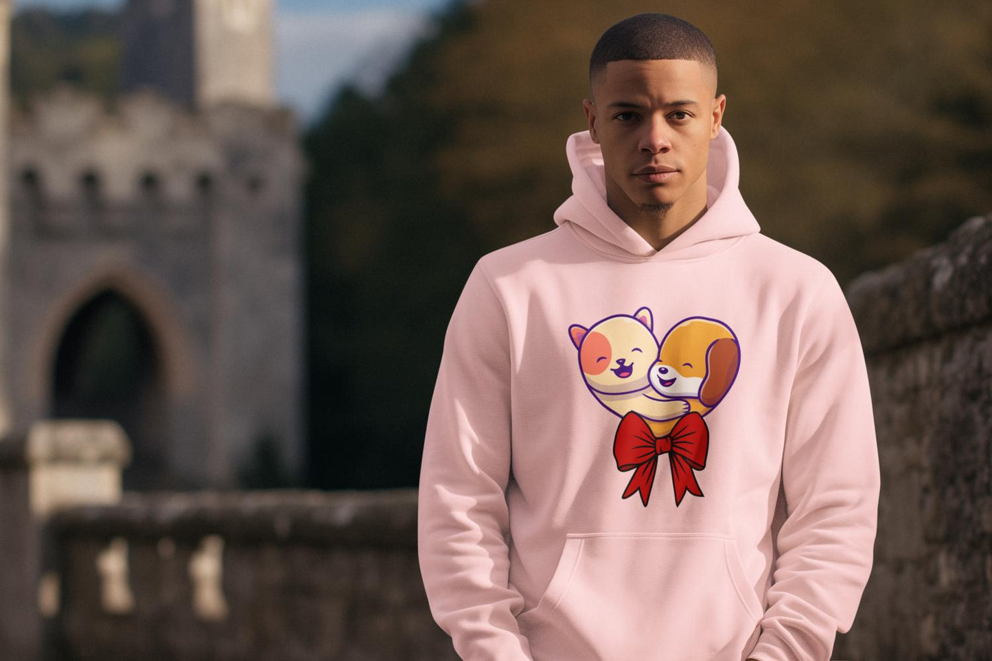 Men's Poochies Hoodie Sweatshirt Mint by ZealforTee