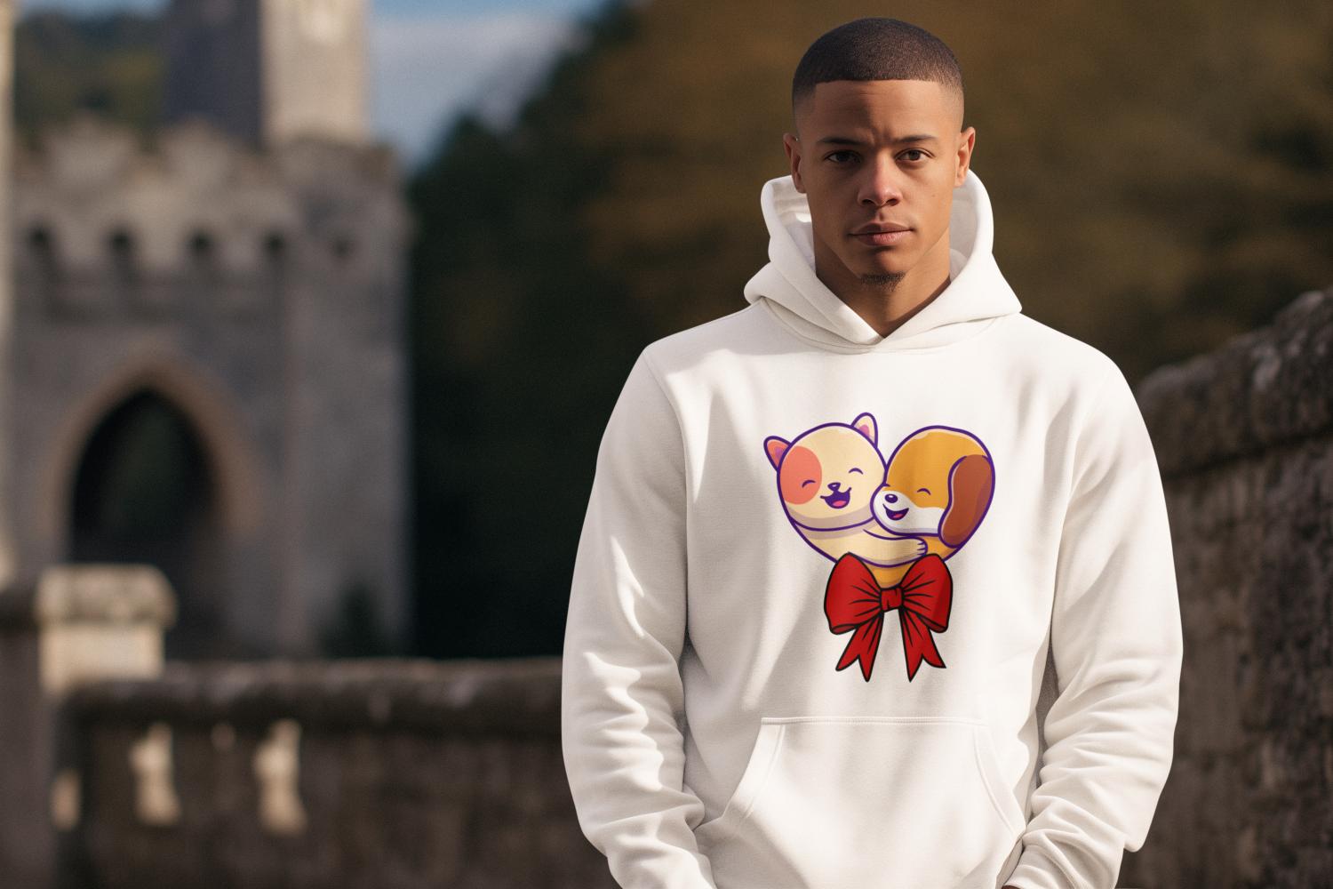 Men's Poochies Hoodie Sweatshirt Mint by ZealforTee