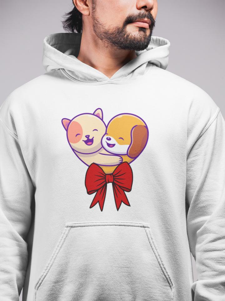 Men's Poochies Hoodie Sweatshirt Bottle Green by ZealforTee