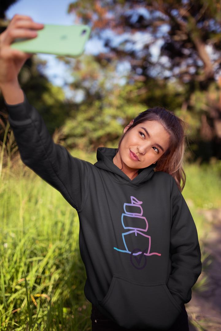 Women's Boat Hoodie Sweatshirt White by ZealforTee