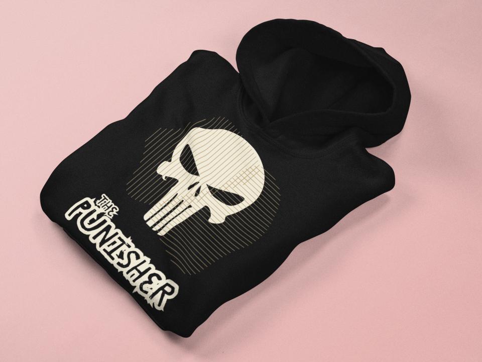 Men's The Punisher Hooded Sweatshirt L by ZealforTee