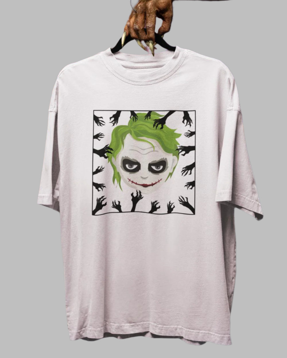 Men's Joker Face Halloween T-shirt
