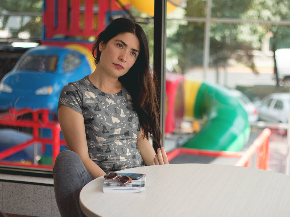 Women's Rabbits All Over Print T-shirt