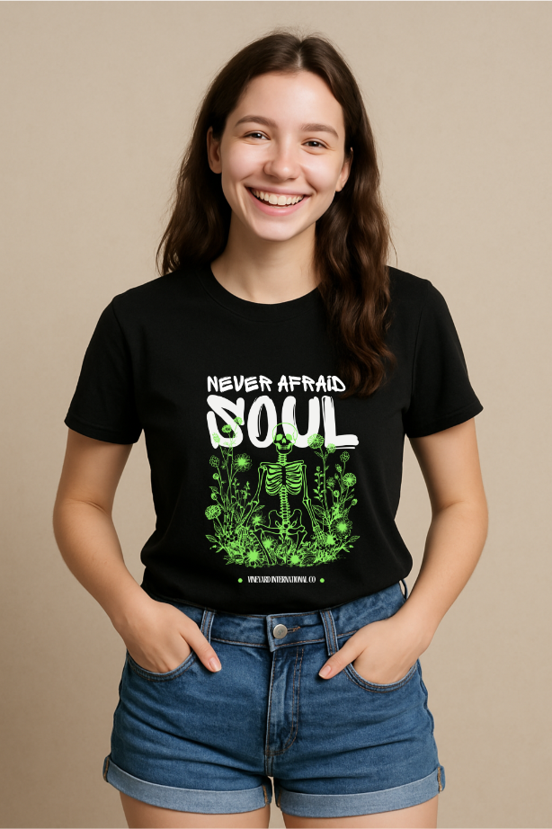 Women Soul Black T-Shirt by ZealforTee