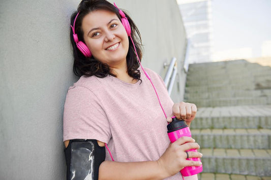 Women's Baby Pink All Over Print T-shirt