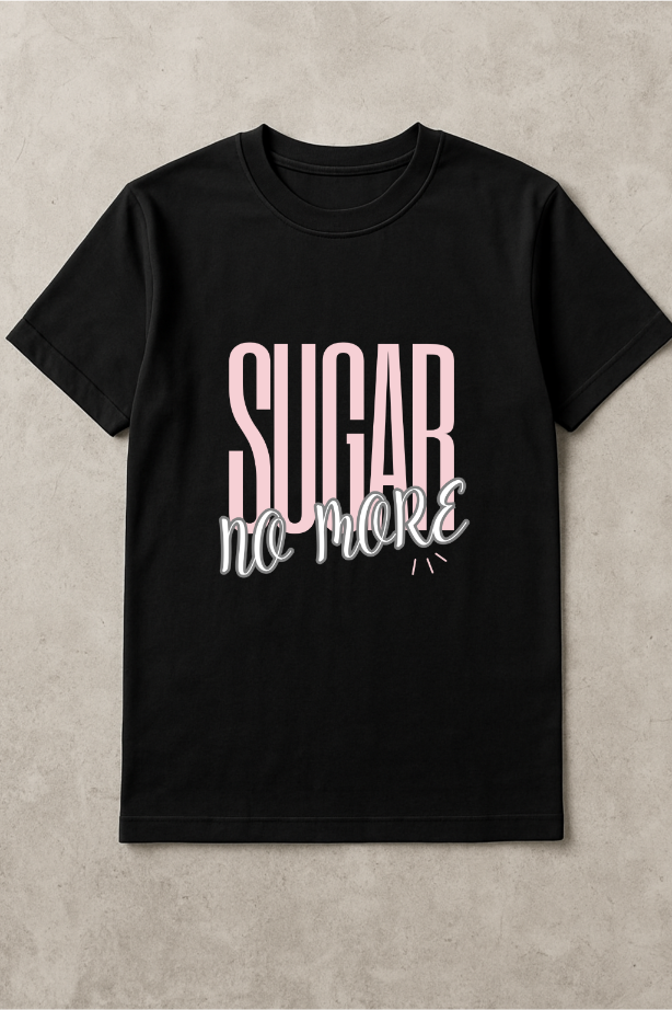 Sugar Black T-shirt for women by ZealforTee