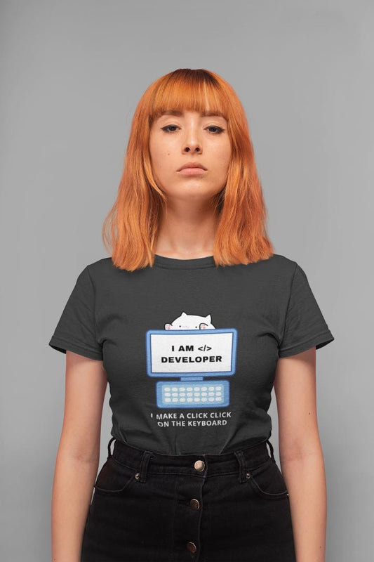 Women's Developer T-shirt White by ZealforTee