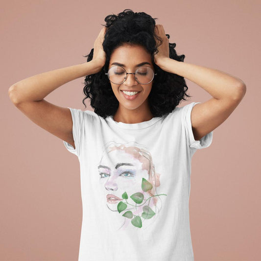 Women's Relief T-Shirt Light Pink by ZealforTee