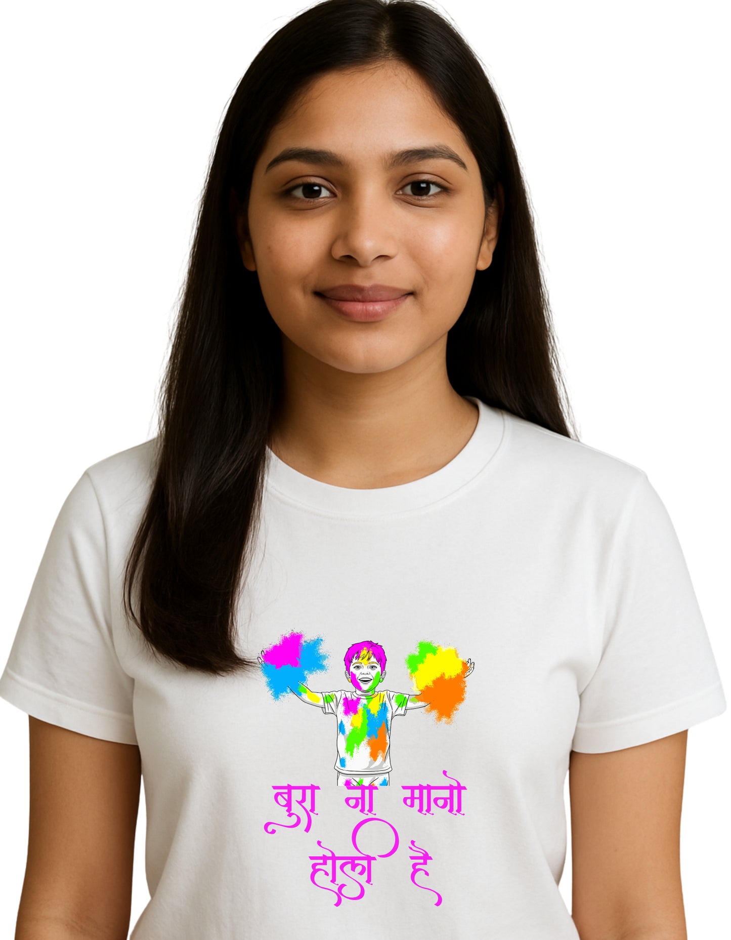 Women Holi Tshirt